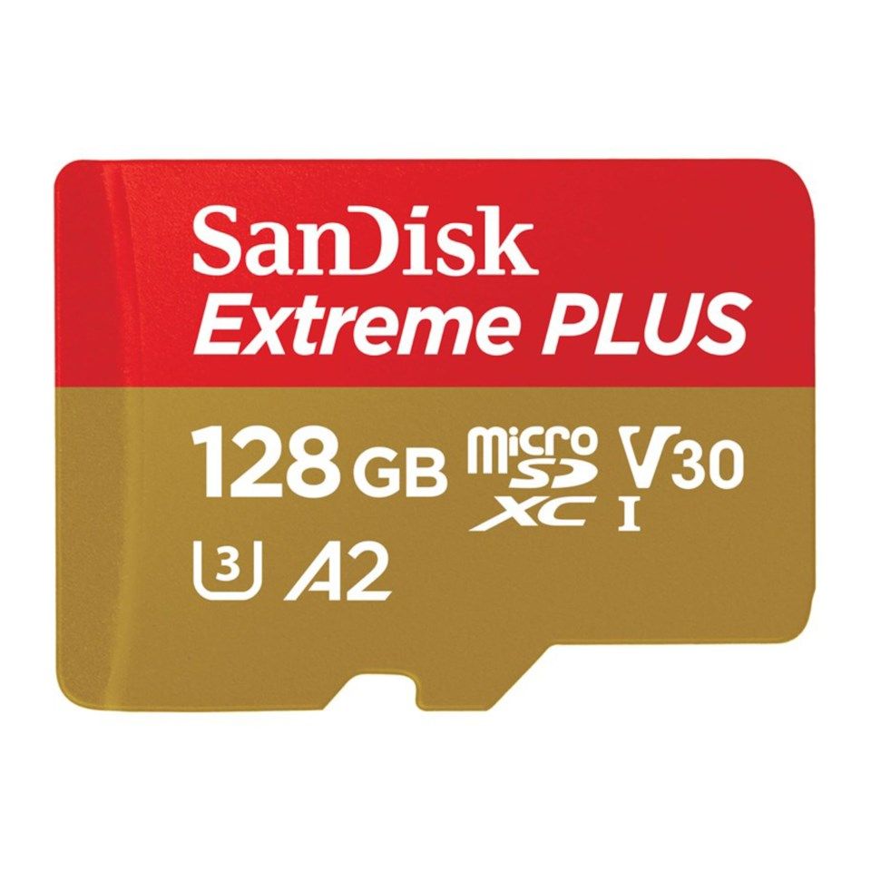 Sandisk Extreme Plus Micro-SD-kort 128 GB