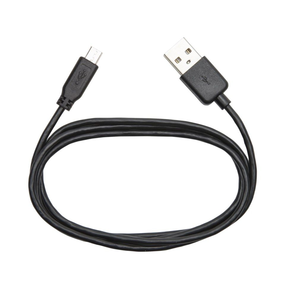 Linocell USB-laddare med Micro-USB-kabel 2,4 A Svart