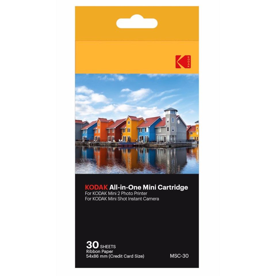 Kodak Fotopapper till fotoskrivare och kamera 30-pack