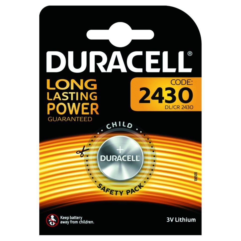Duracell Litiumbatteri CR2430