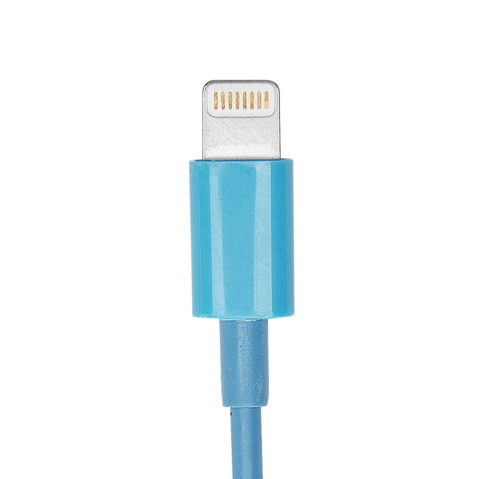 Linocell 3-pk. Lightning-kabel 1 m hvit, grønn og blå