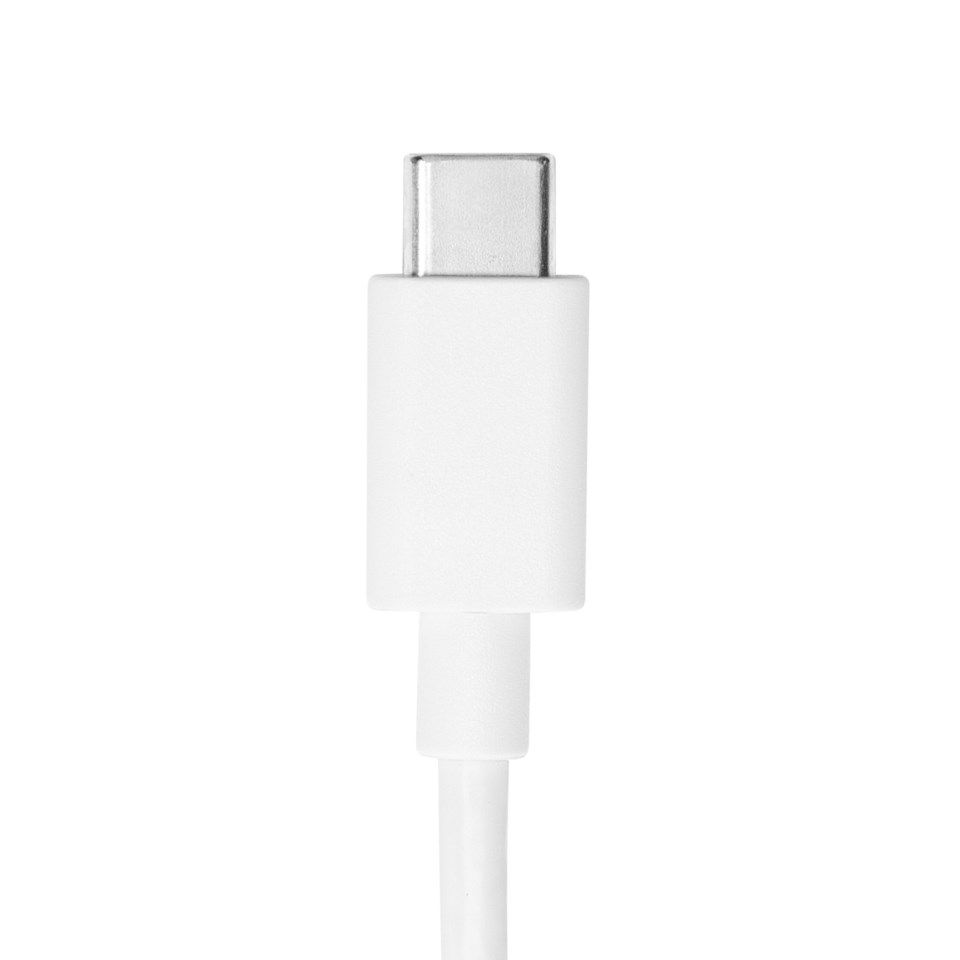 Linocell 3-pk. USB-C-kabel til USB 3.0 1 m Svart, hvit og blå