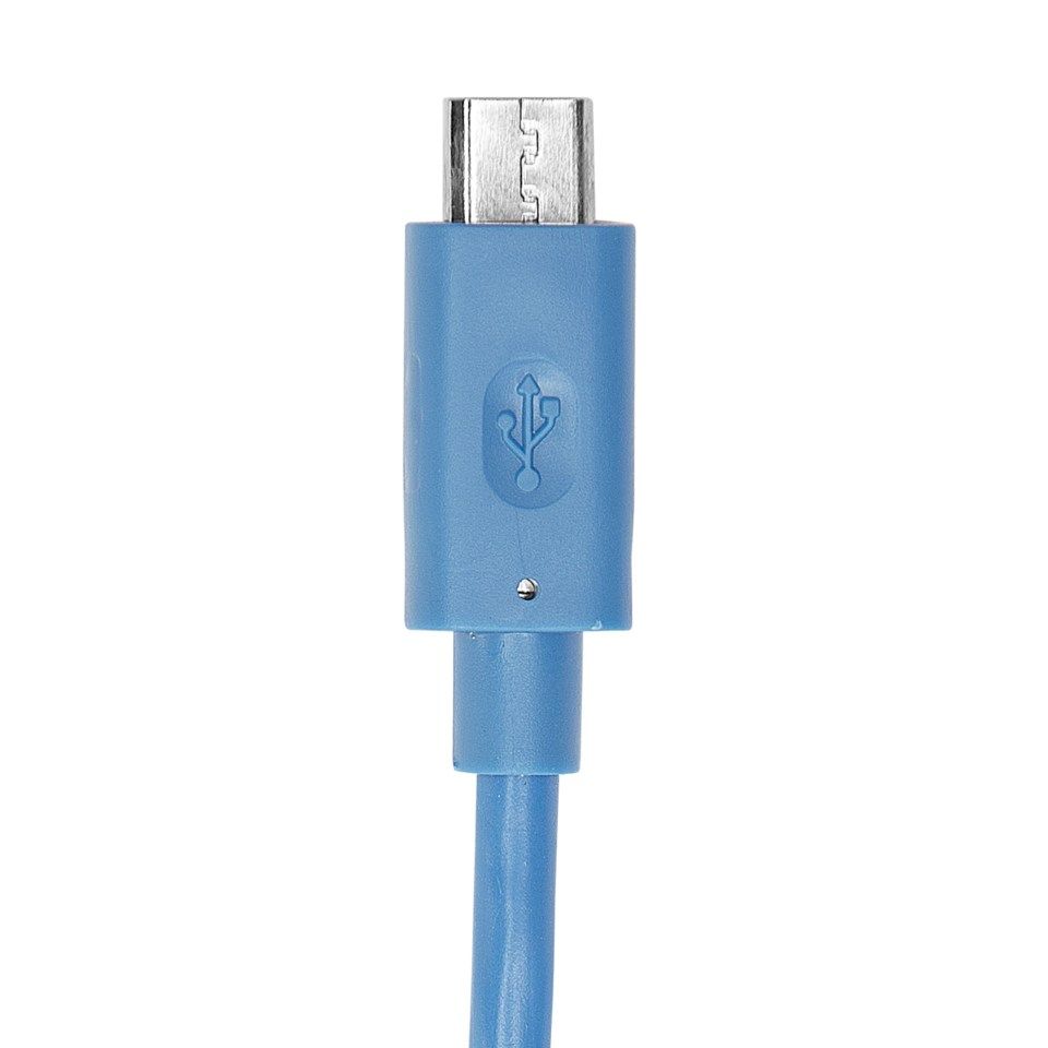 Linocell 3-pk. Micro-USB-kabel 1 m hvit, svart og blå