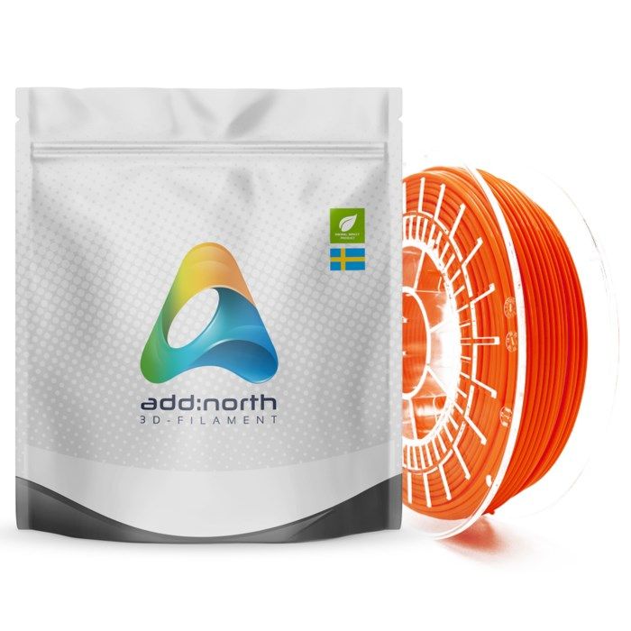 Addnorth E-PLA-filament för 3D-skrivare 175 mm Orange