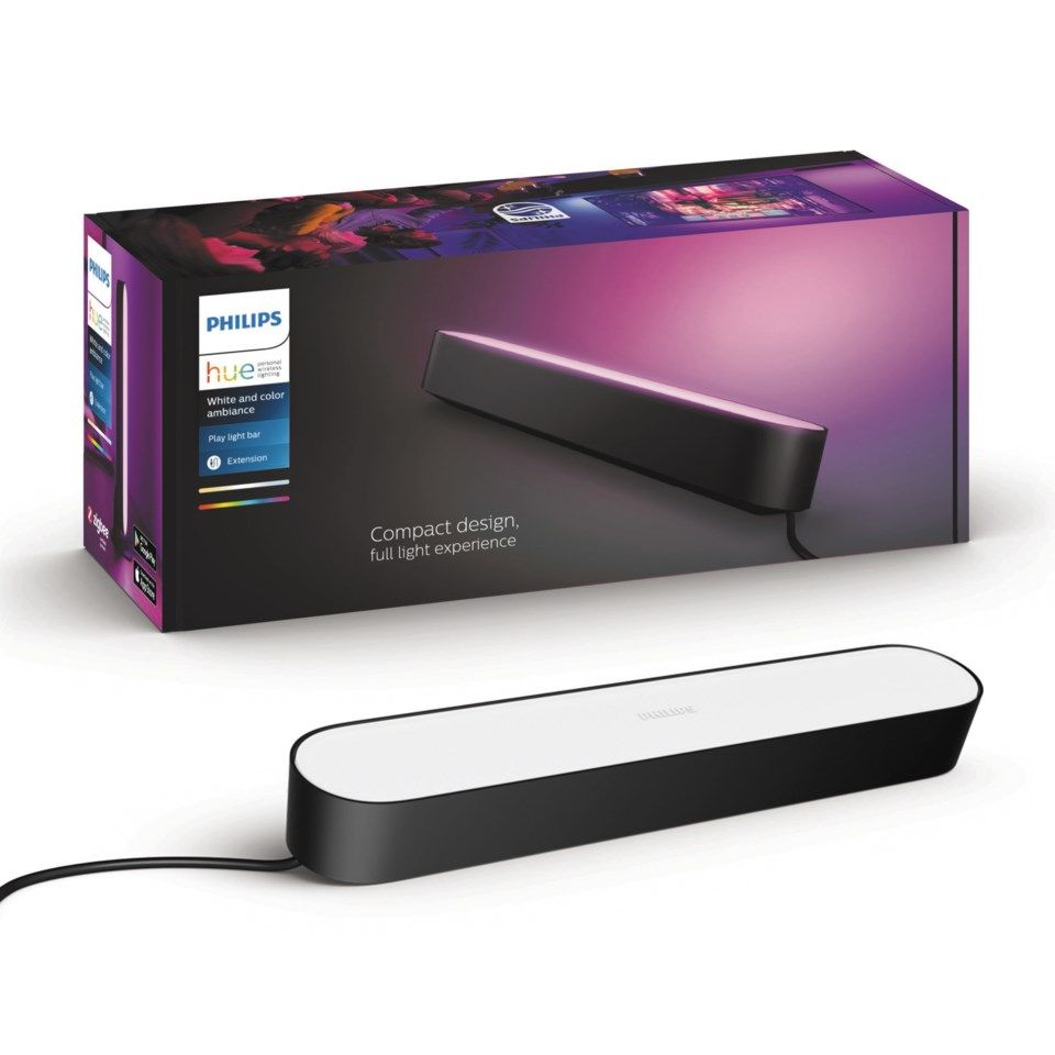 Philips Hue Play Extension Extralampa Svart