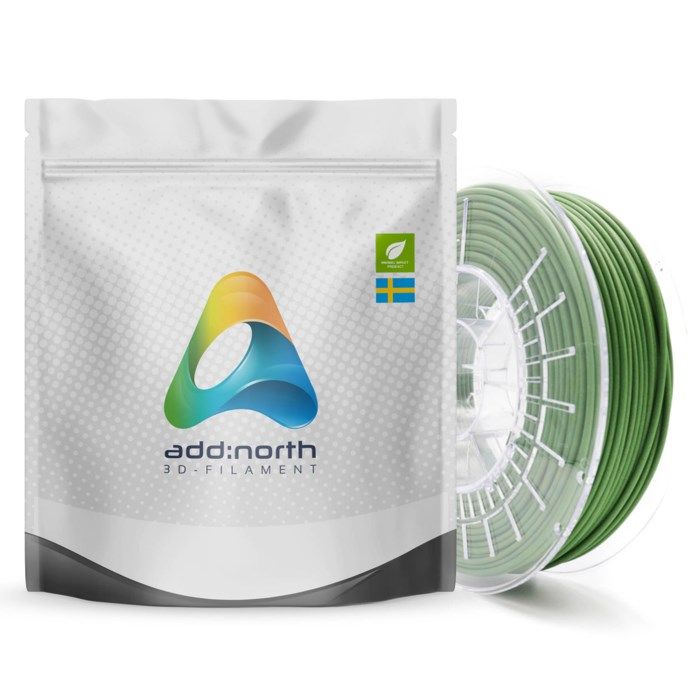 Addnorth Textura Flare filament för 3D-skrivare 175 mm Grön