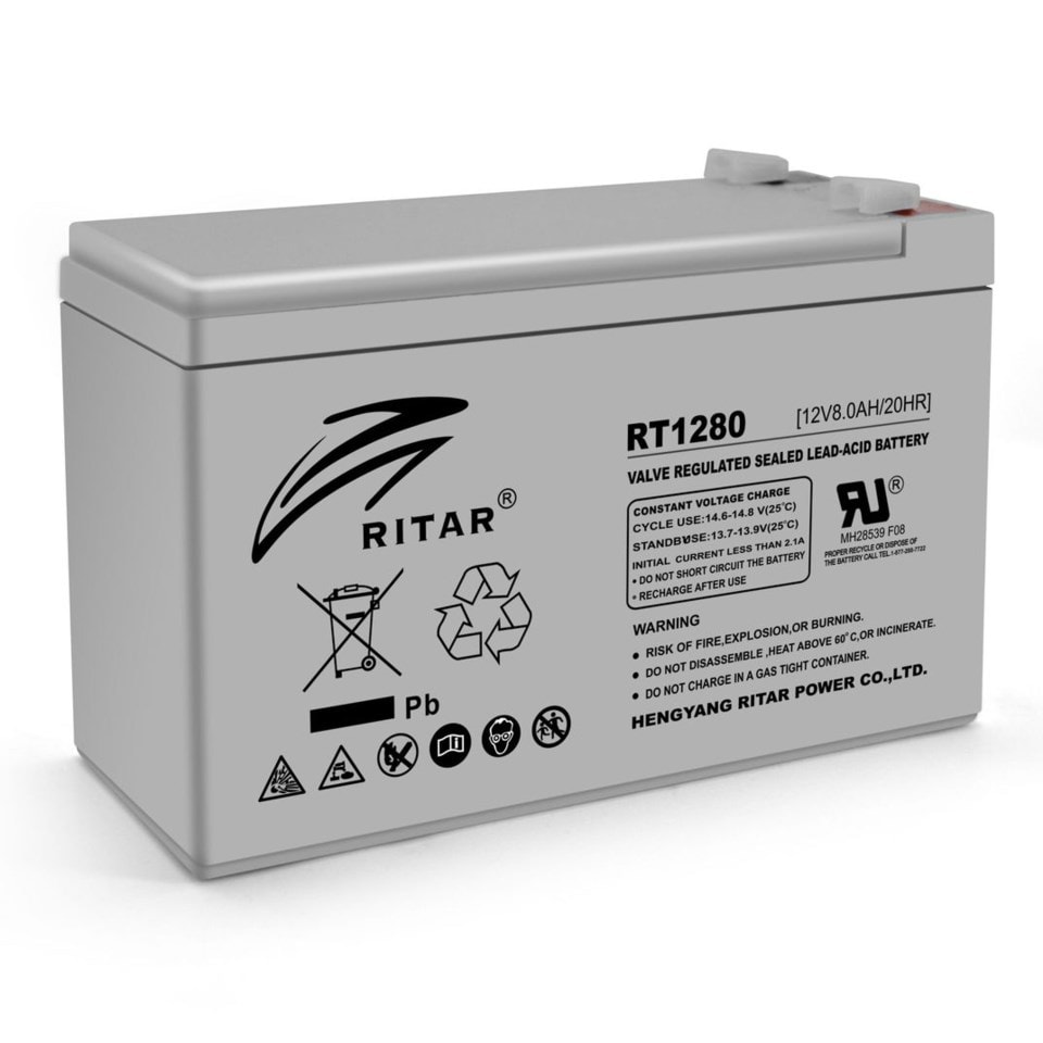 Ritar Blyakkumulator 12 V 8 Ah