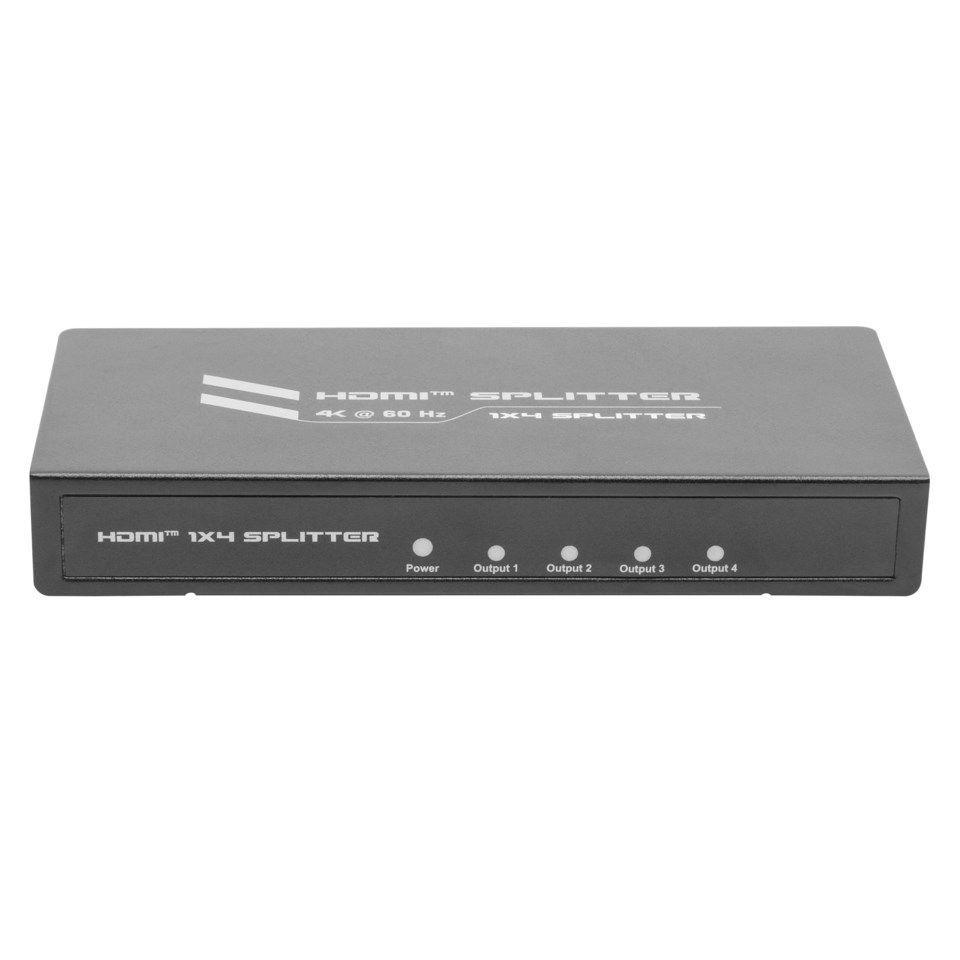 Aktiv HDMI-splitter 4-veis