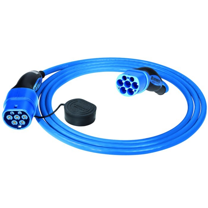 Mennekes Typ 2 Laddkabel för elbil 4,6 kW 1 fas 4,0 m