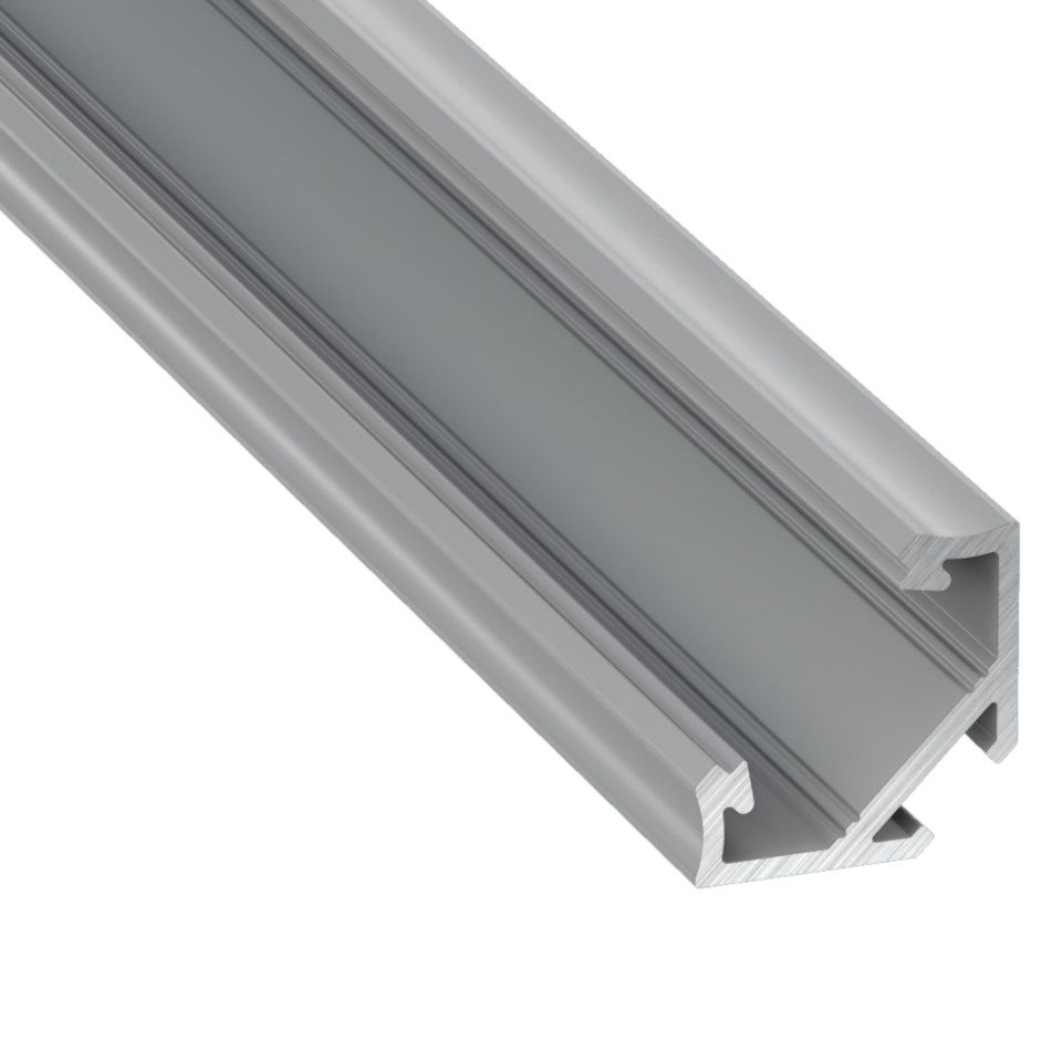 Nextec Aluminiumsprofil for hjørnemontering for LED-lister