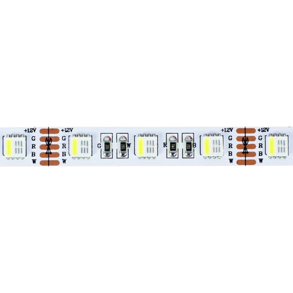 Nextec LED-list IP33 5 m RGBW kallvit