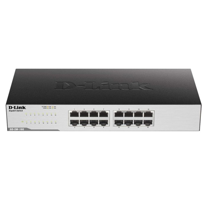 D-link GO-SW-16G 16-port gigabitswitch