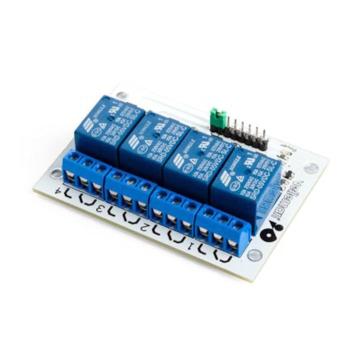 Relämodul för Arduino 4x