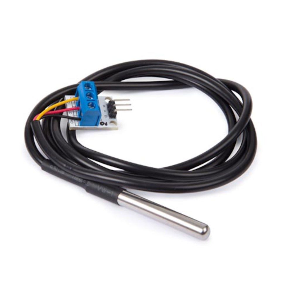 Temperatursensor med kabel for Arduino