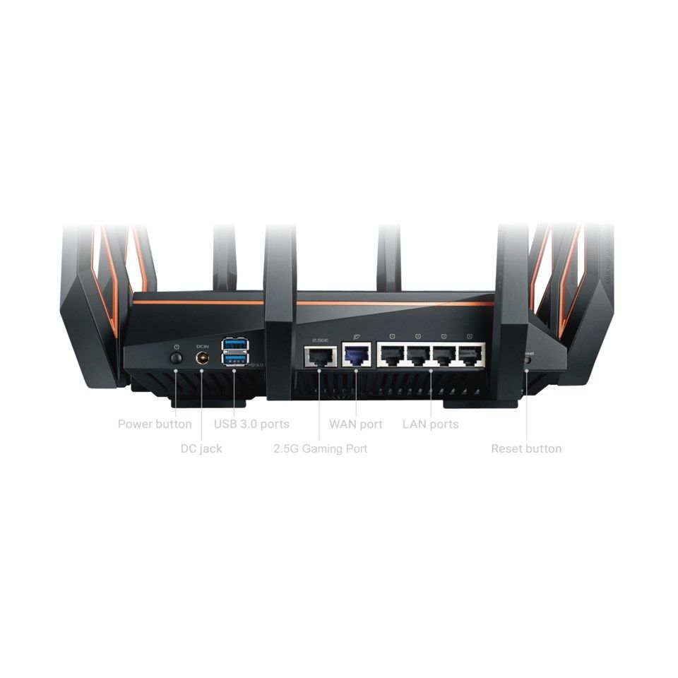Asus ROG Rapture GT-AX11000 Trådlös router