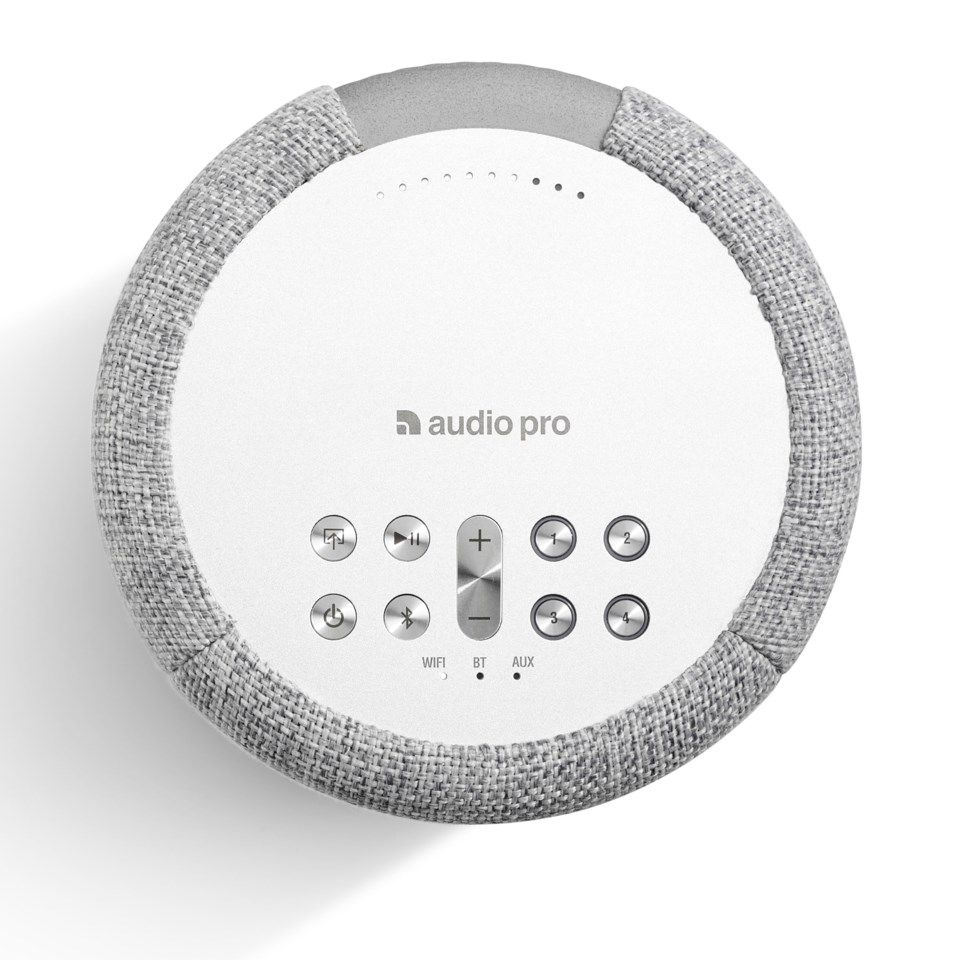 Audio Pro A10 Multiroom-høyttaler Lysgrå