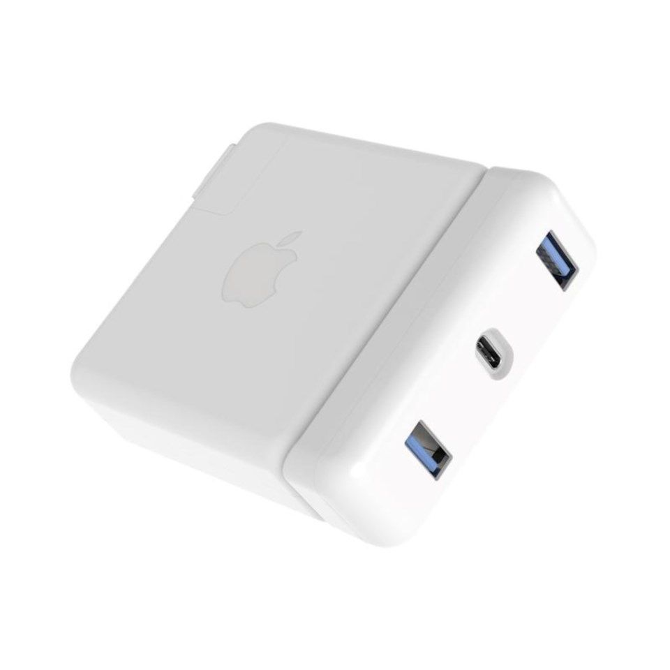 Hyperdrive USB 3.0-hub for Macbook Pro 15”-lader 87 W