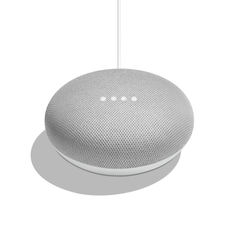 Google Home Mini Smarthjem-kontroller Kritthvit