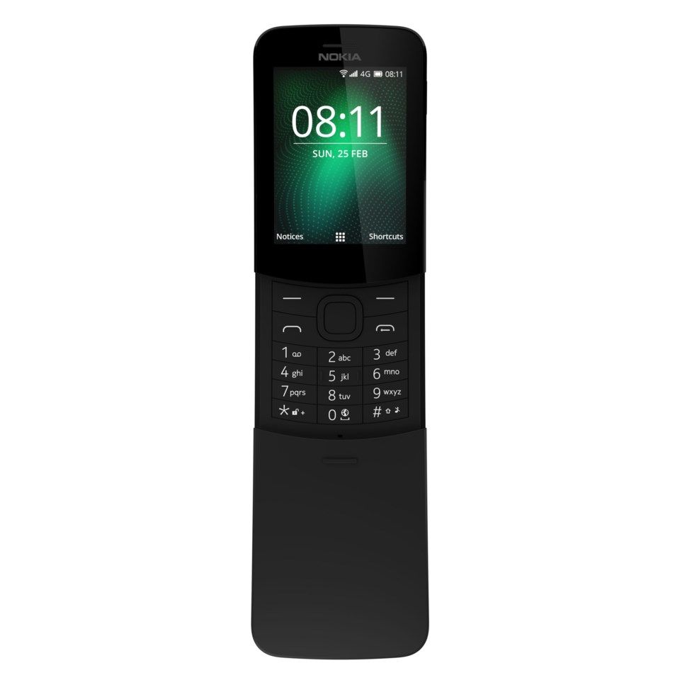 Nokia 8110 Mobil Svart