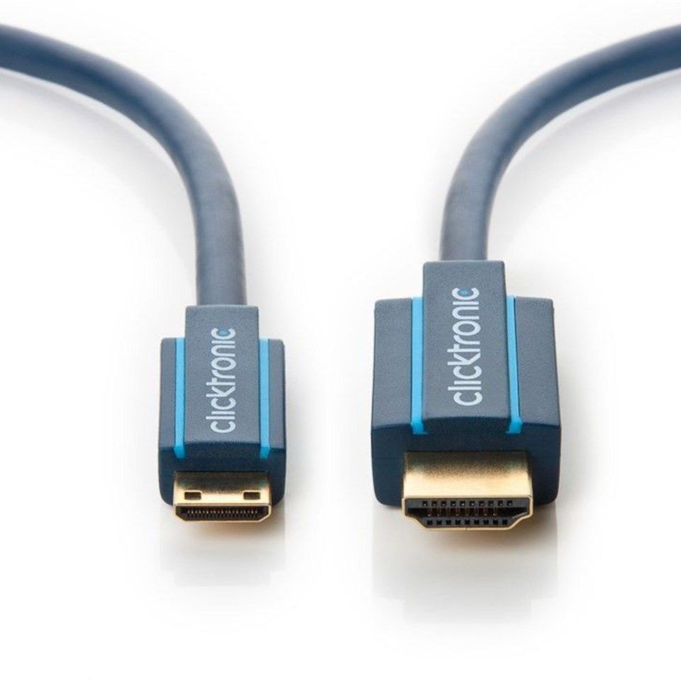 Clicktronic Mini-HDMI-kabel High Speed 2 m