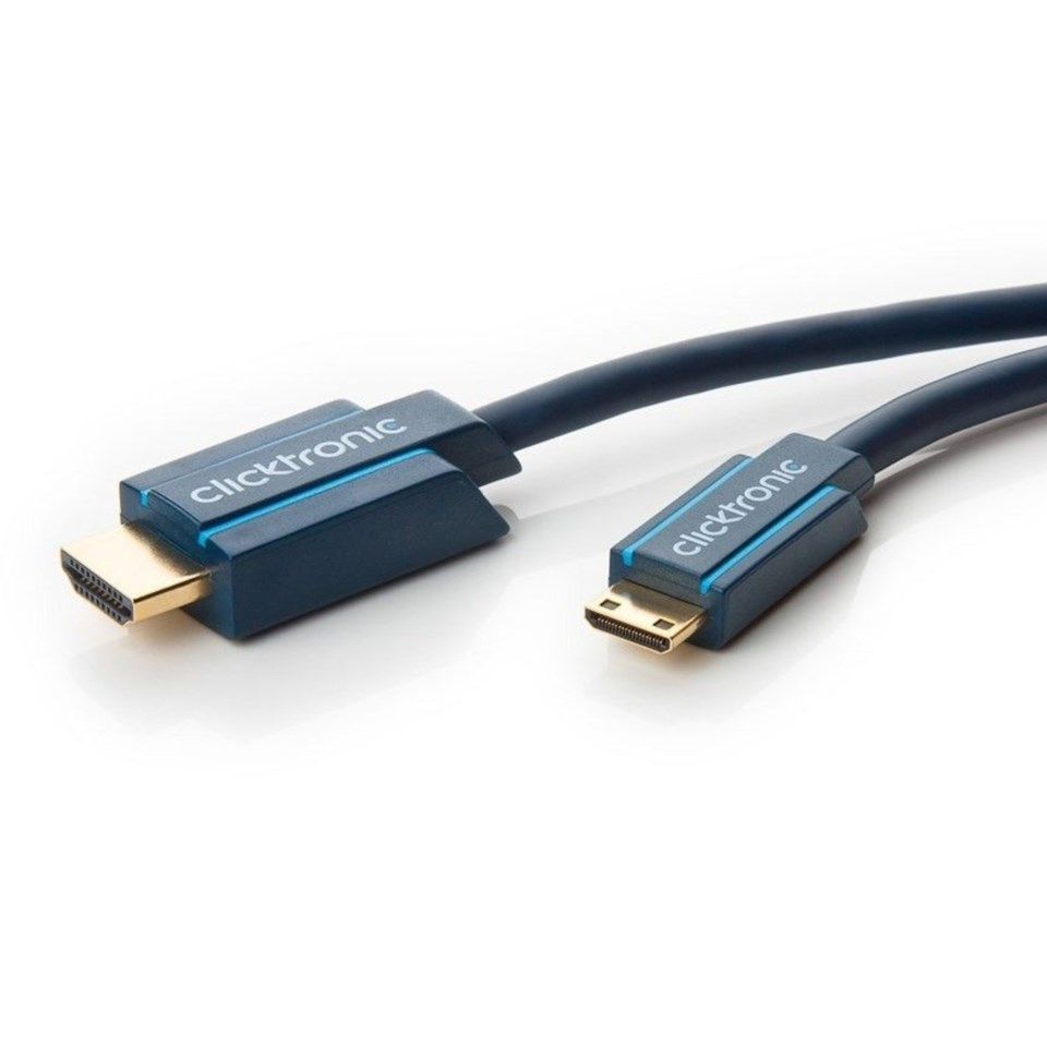 Clicktronic Mini-HDMI-kabel High Speed 1 m