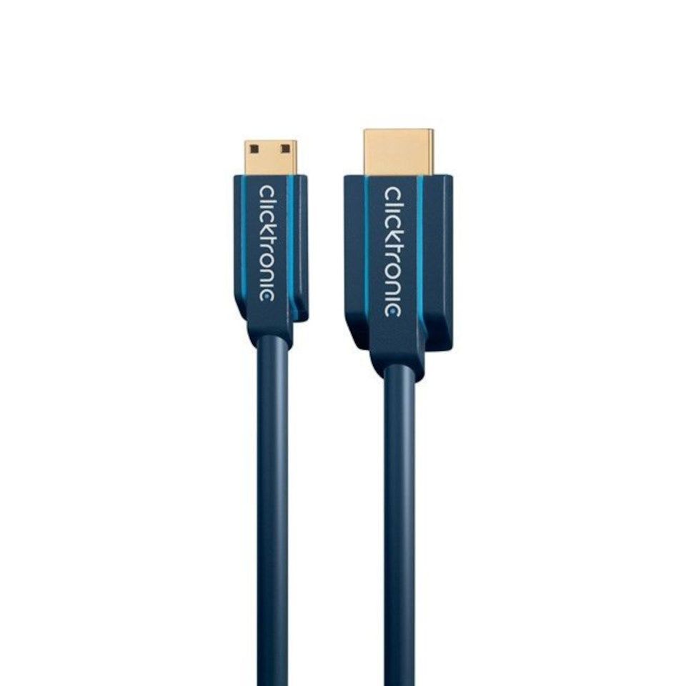 Clicktronic Mini-HDMI-kabel High Speed 2 m