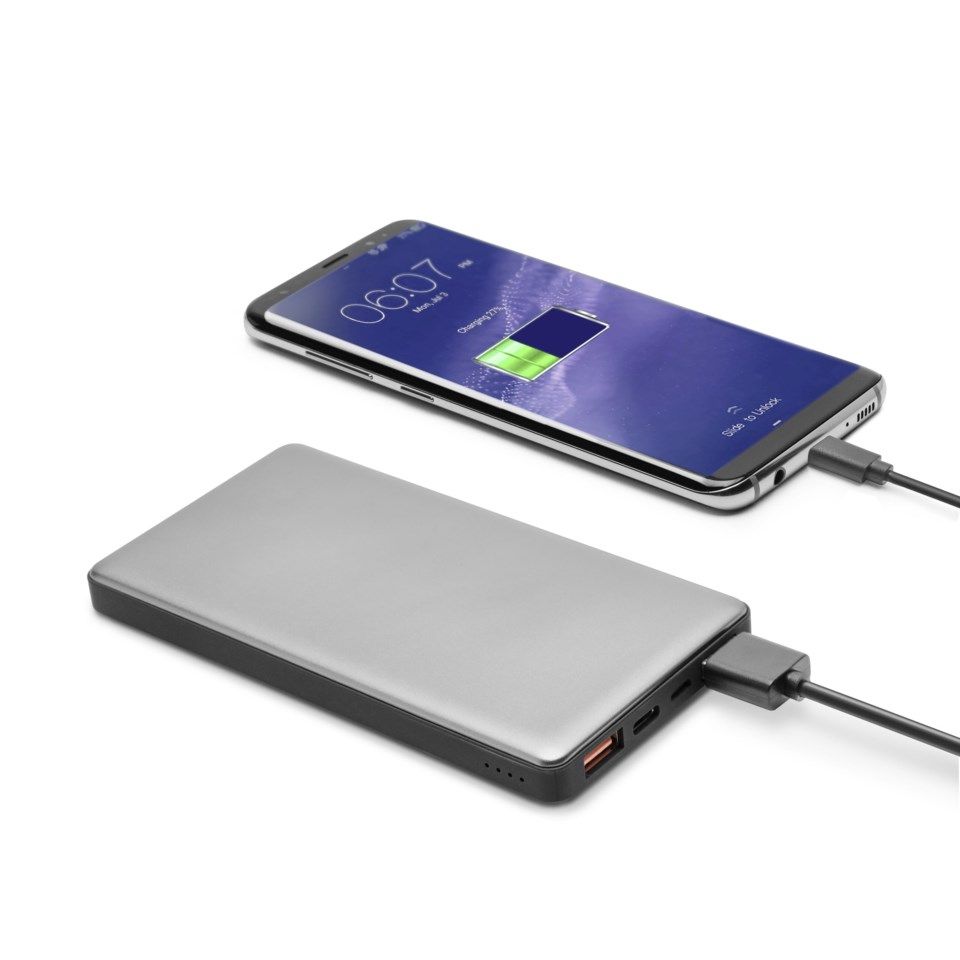 Linocell Premium Powerbank med Quick Charge 3.0 og USB-C PD 10 000 mAh