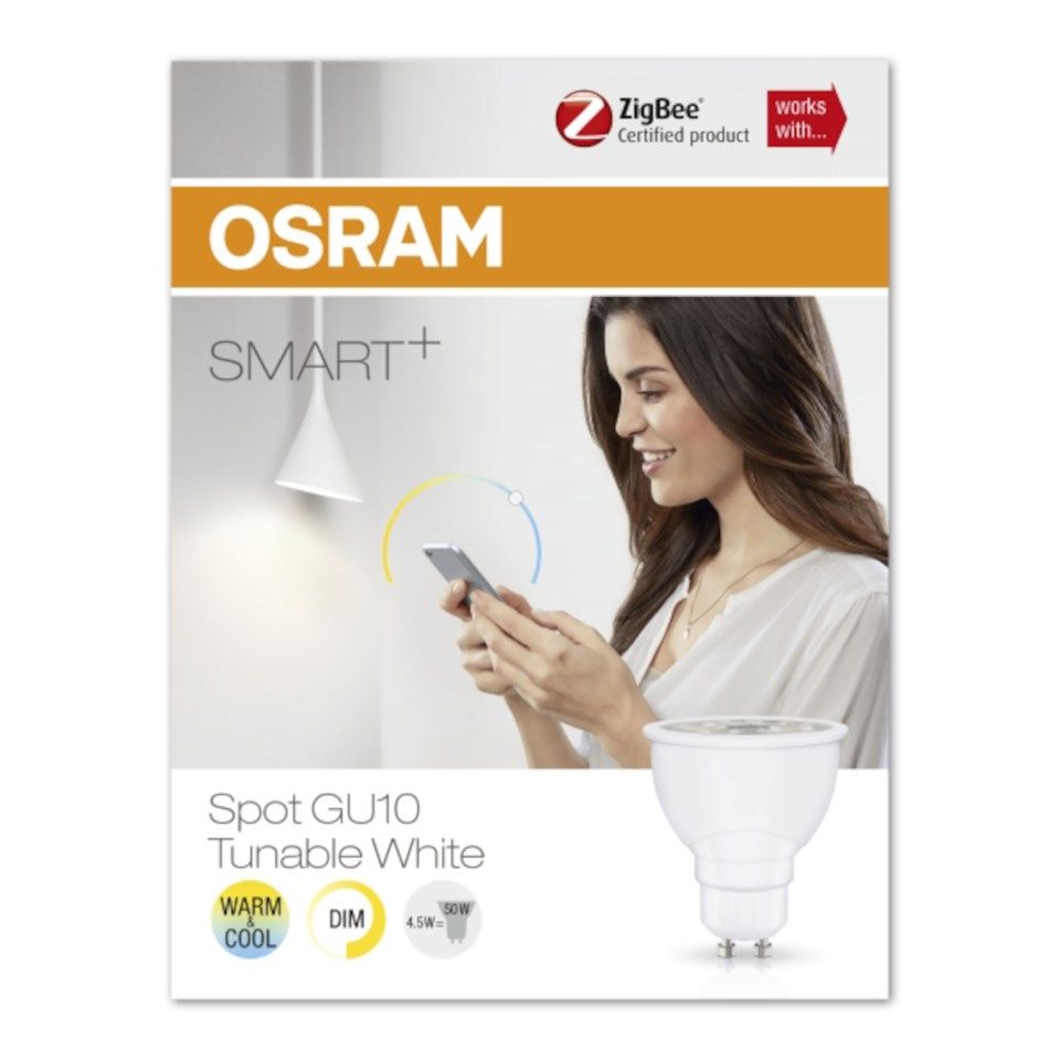 Osram Smart+ Smart LED-pære GU10 350 lm