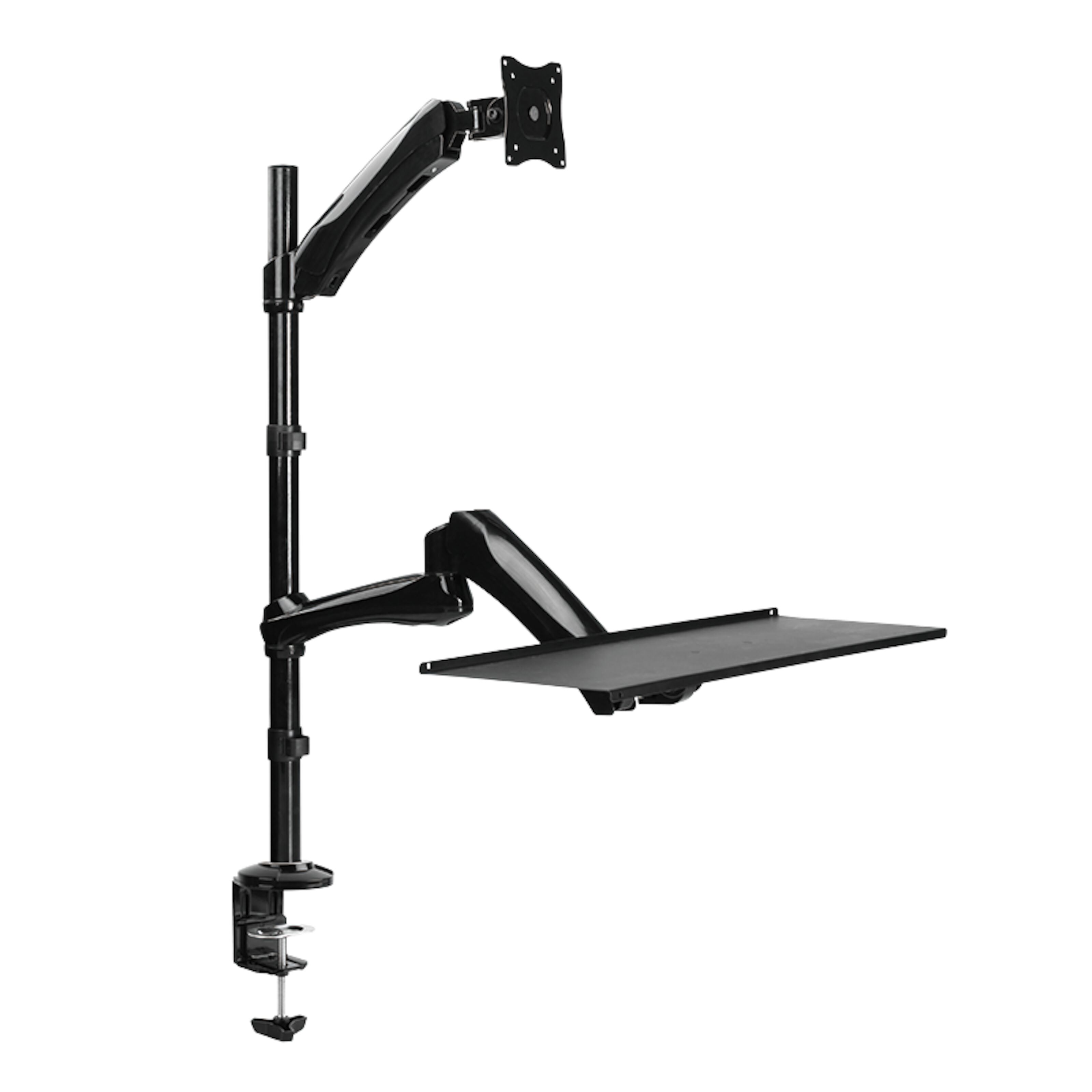 LogiLink Bordsfäste med armar för tangentbord och skärm på 13-27”