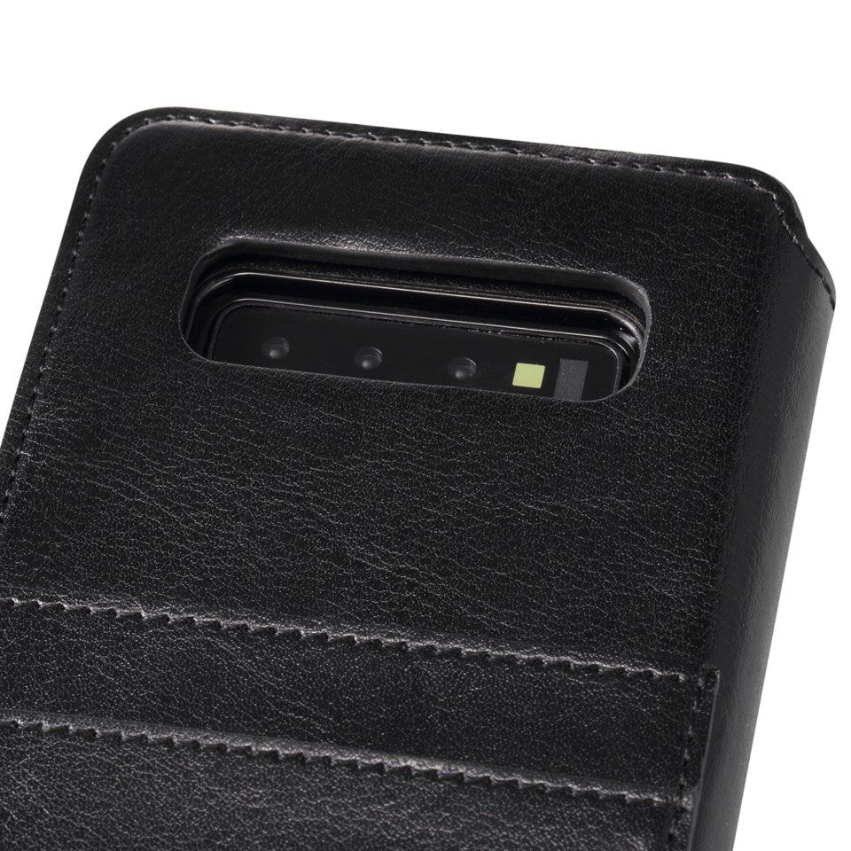 Magnetisk mobilplånbok för Galaxy S10 Plus Svart