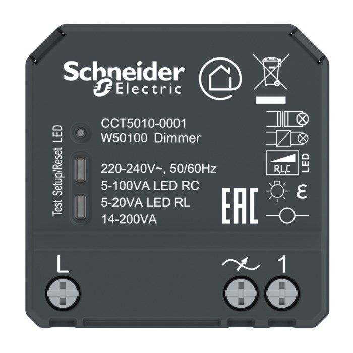 Schneider Electric Wiser Infälld Bluetooth-dimmer