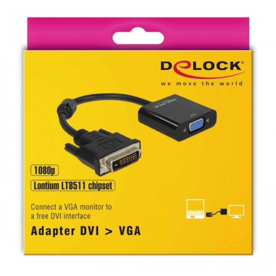 DVI-D til VGA-adapter