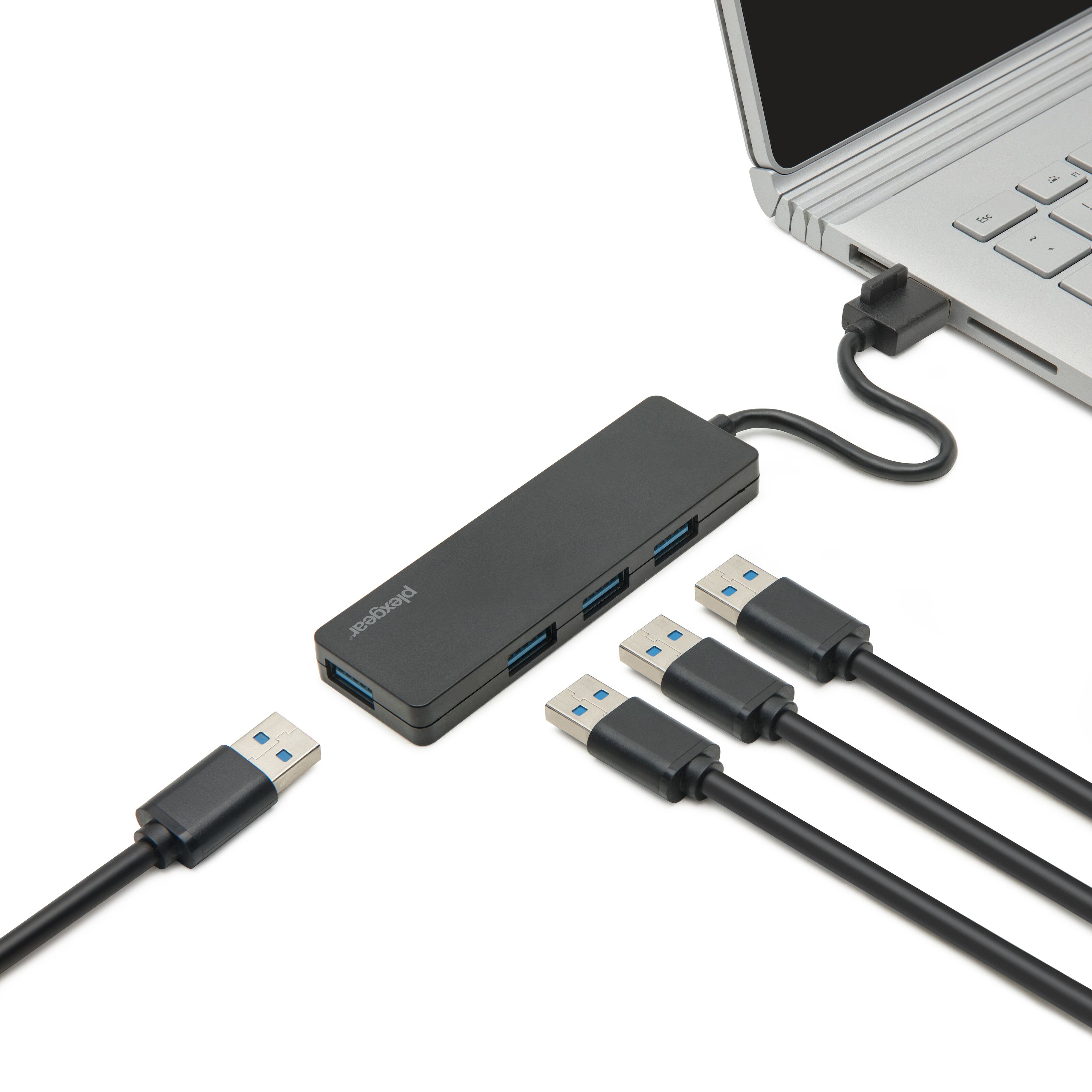 Plexgear Portable 420 USB 3.0hubb 4vägs USBhubbar