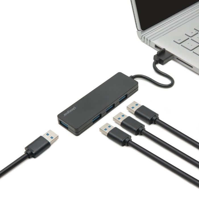 Plexgear Portable 420 USB 5 Gb/s-hubb 4-vägs