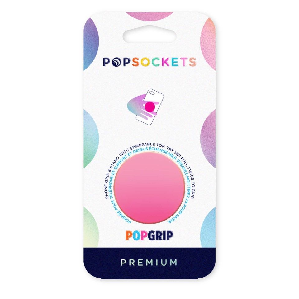 Popsockets Premium Grep for mobil Rosa krom