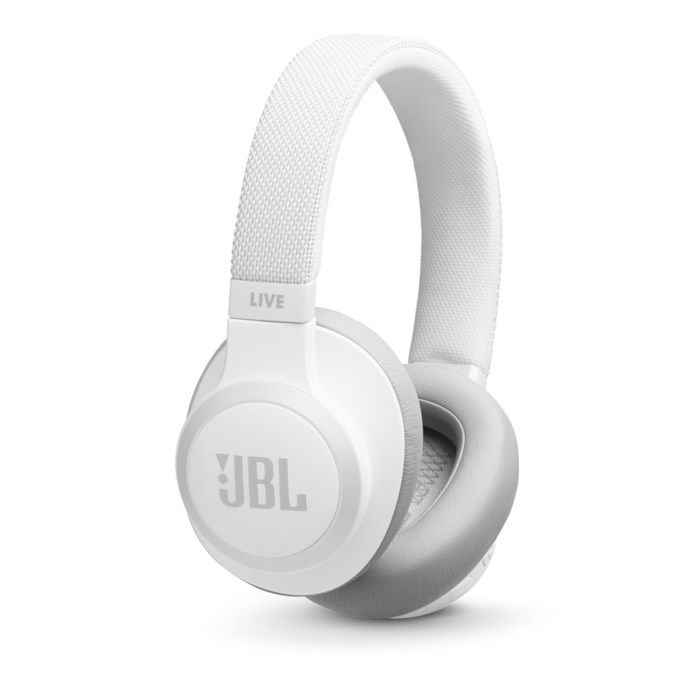 JBL Live 650BTNC Trådløse hodetelefoner med aktiv støydemping Hvit