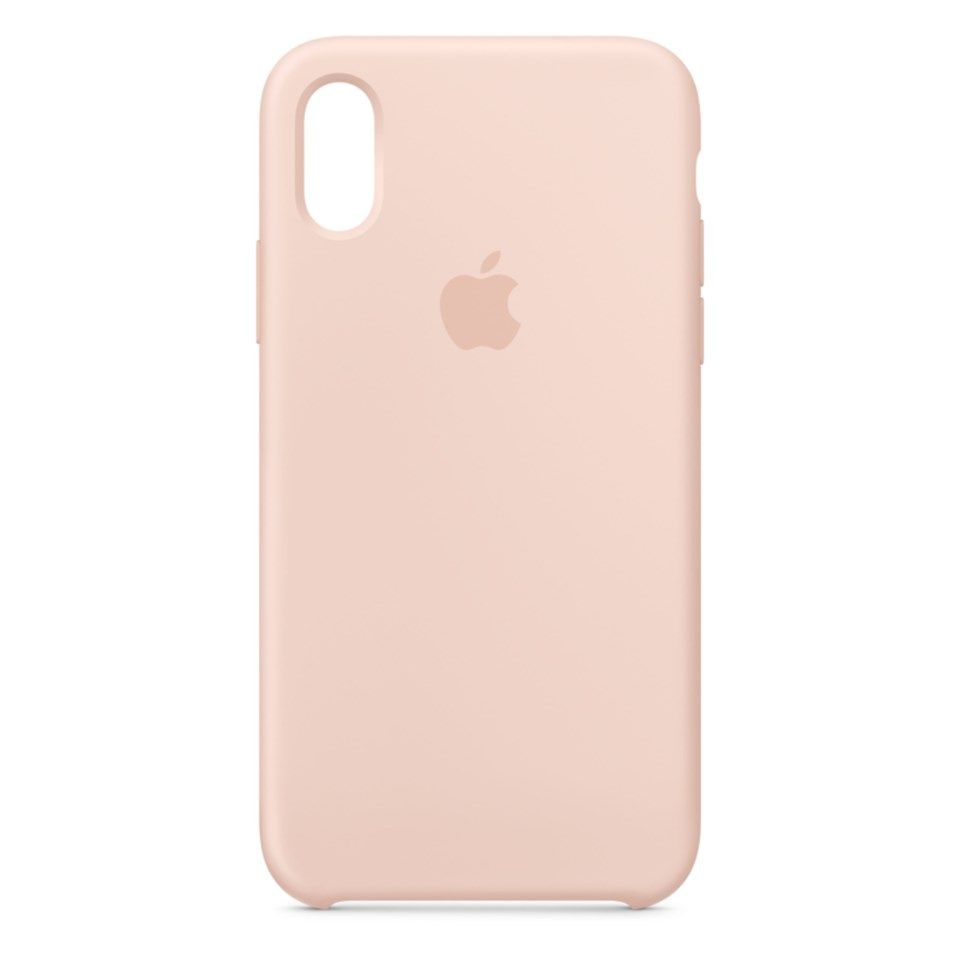 Apple Silikondeksel til iPhone XS Rosa