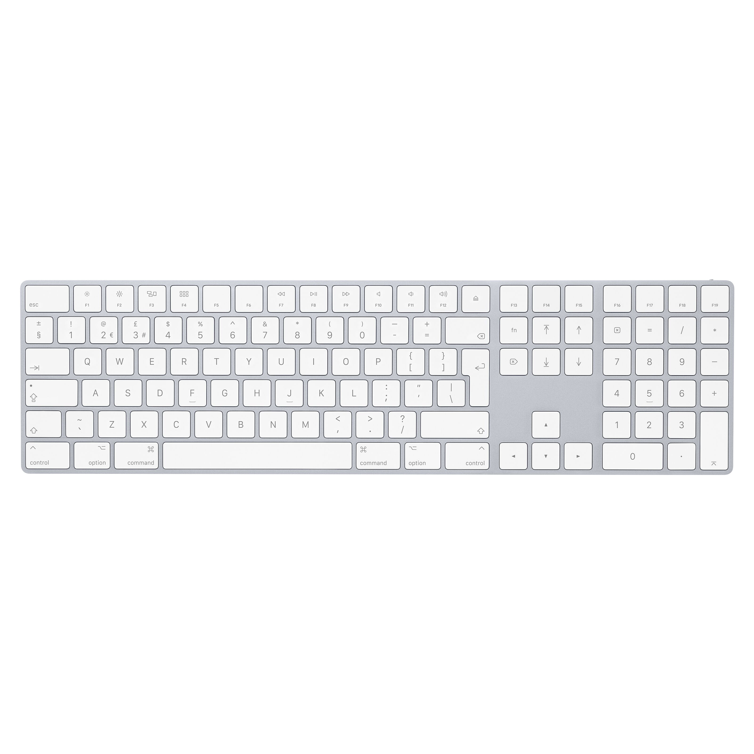 Apple Magic Keyboard med talltastatur Trådløse tastatur