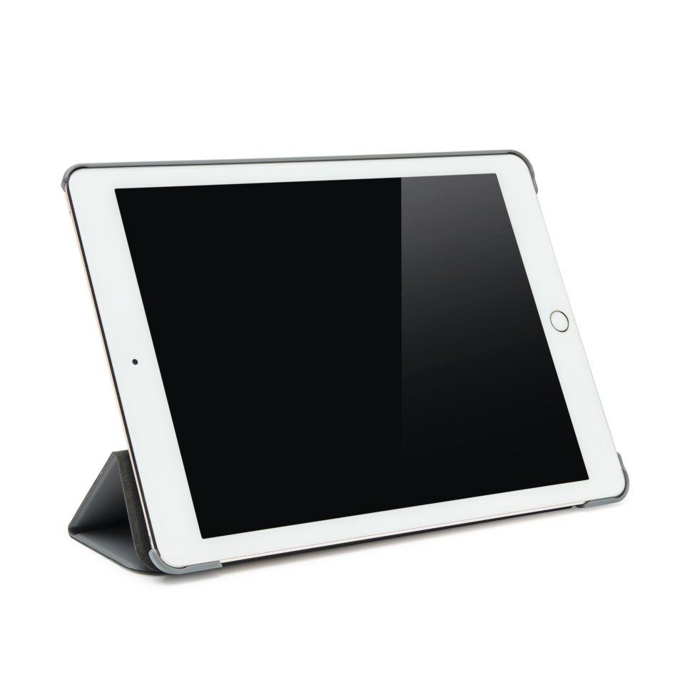 Linocell Trifold Etui for iPad 9,7"-serien Grå