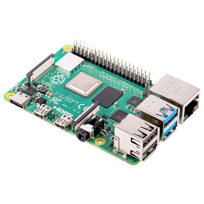 Raspberry Pi 4 Model B - Enkeltbrettsdatamaskin - Broadcom BCM2711 / 1.5 GHz - RAM 8 GB - 802.11a/b/g/n/ac, Bluetooth 5.0