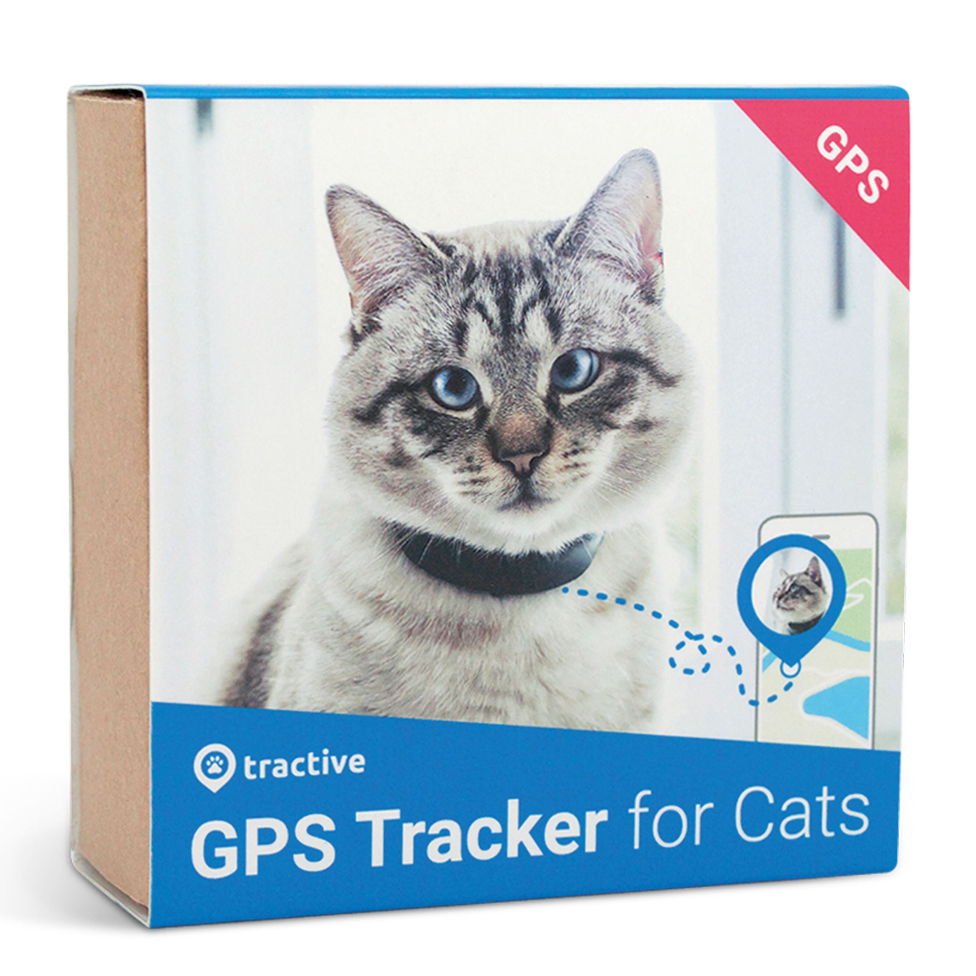 Tractive Katt GPStracker för husdjur Husdjurstillbehör