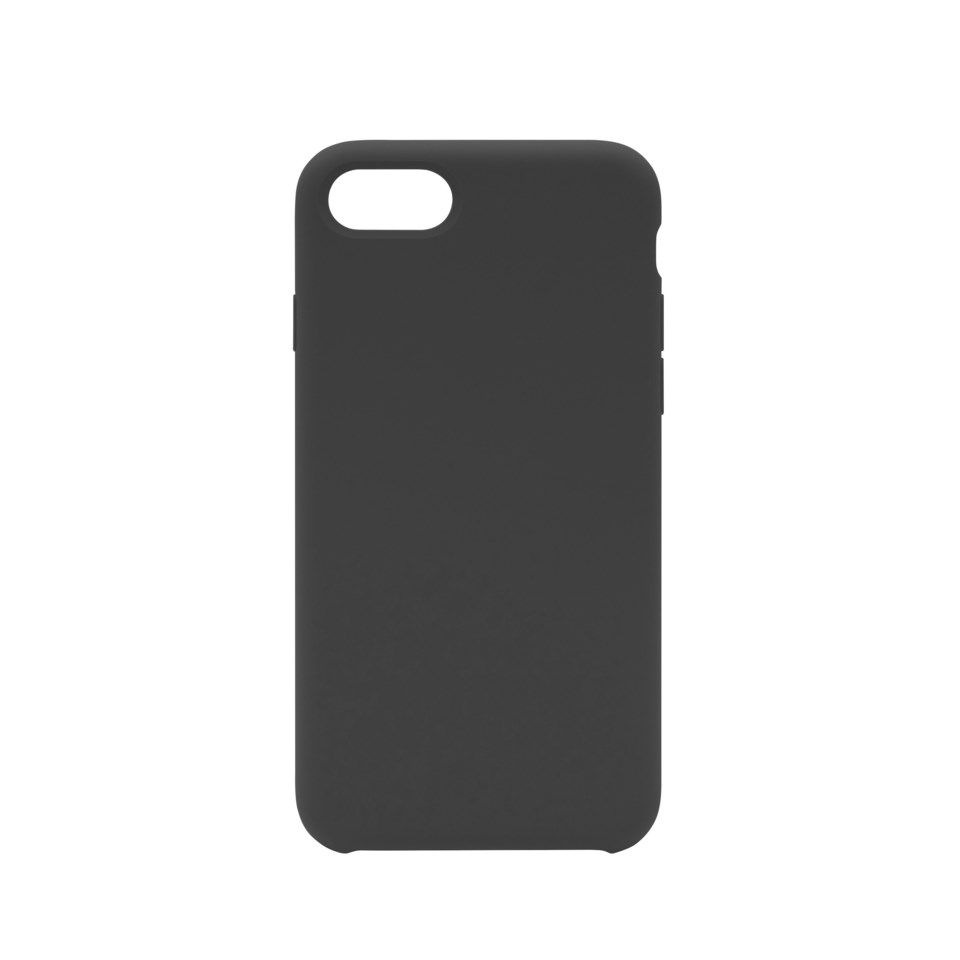 Linocell Elite Rubber Mobildeksel for iPhone 7, 8 og SE Svart