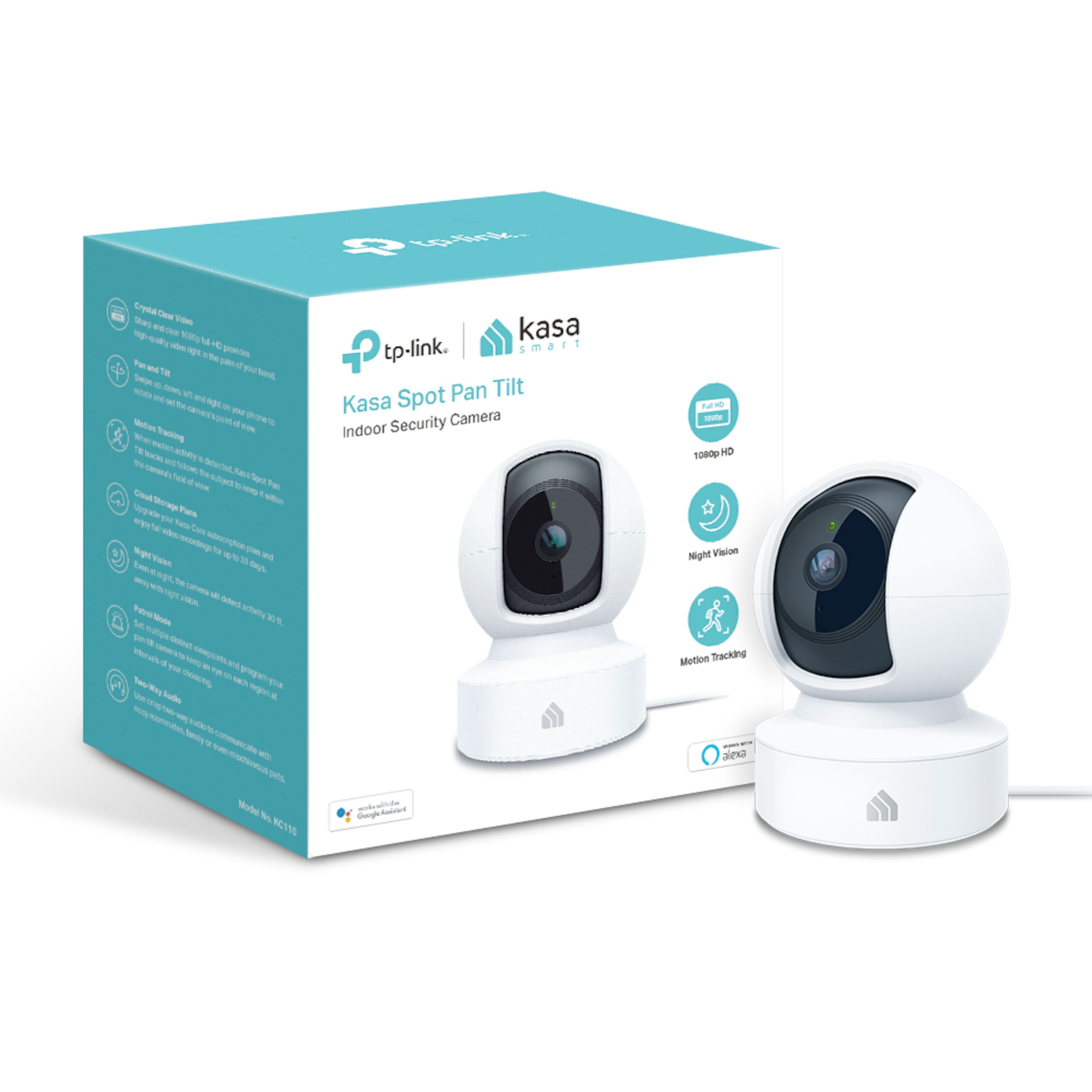 TP-link Kasa Cam KC110 Trådlös övervakningskamera