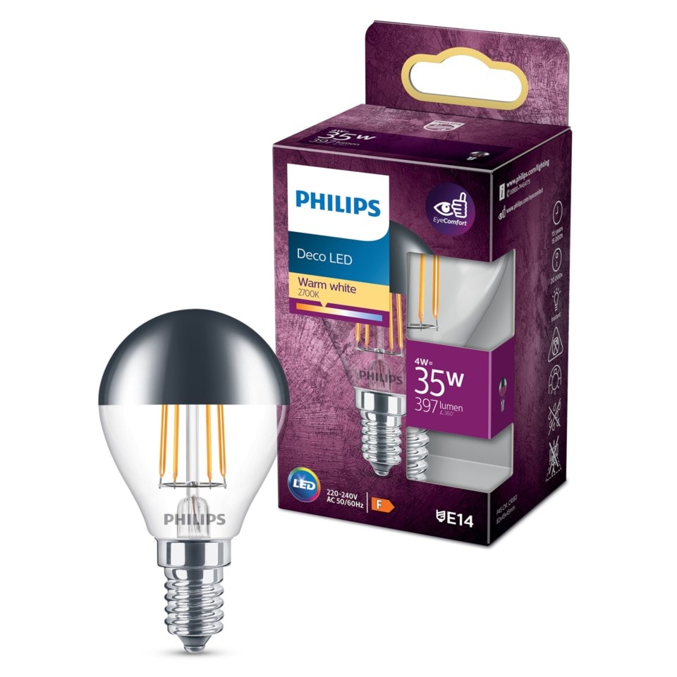 Philips LED-pære Reflektor E14 397 lm