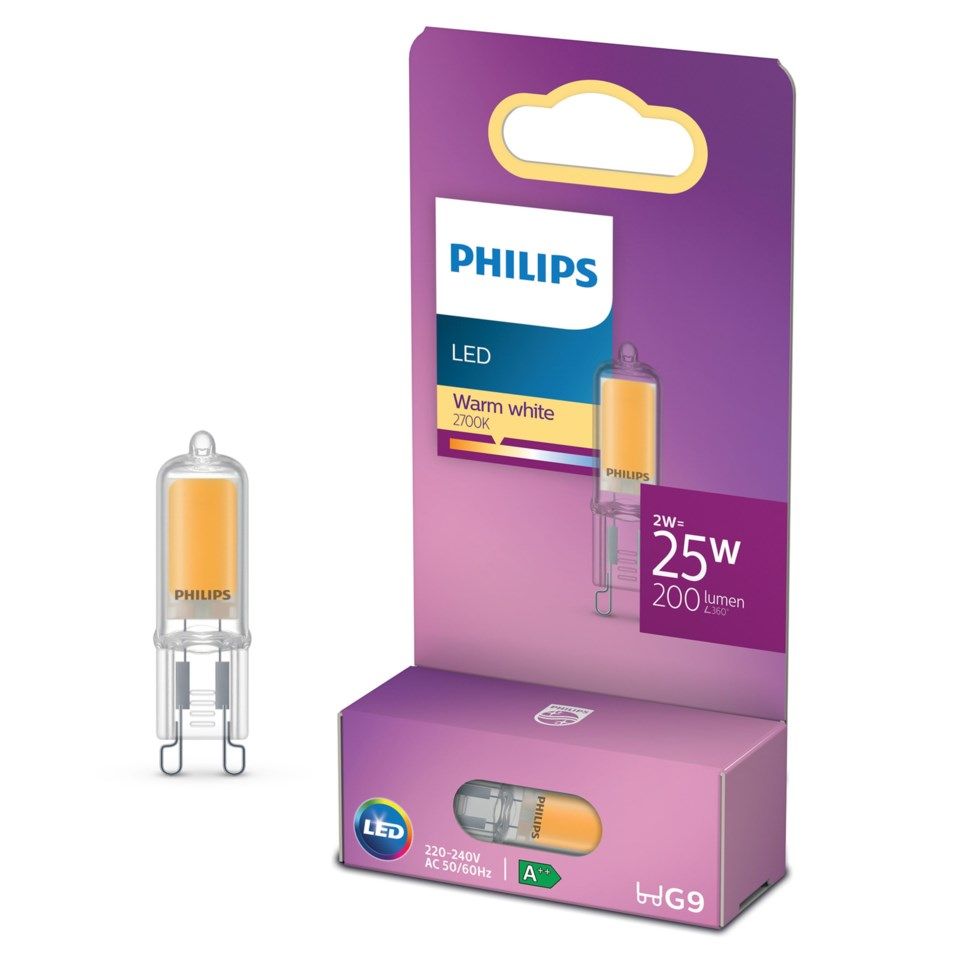Philips LED-pære G9 220 lm