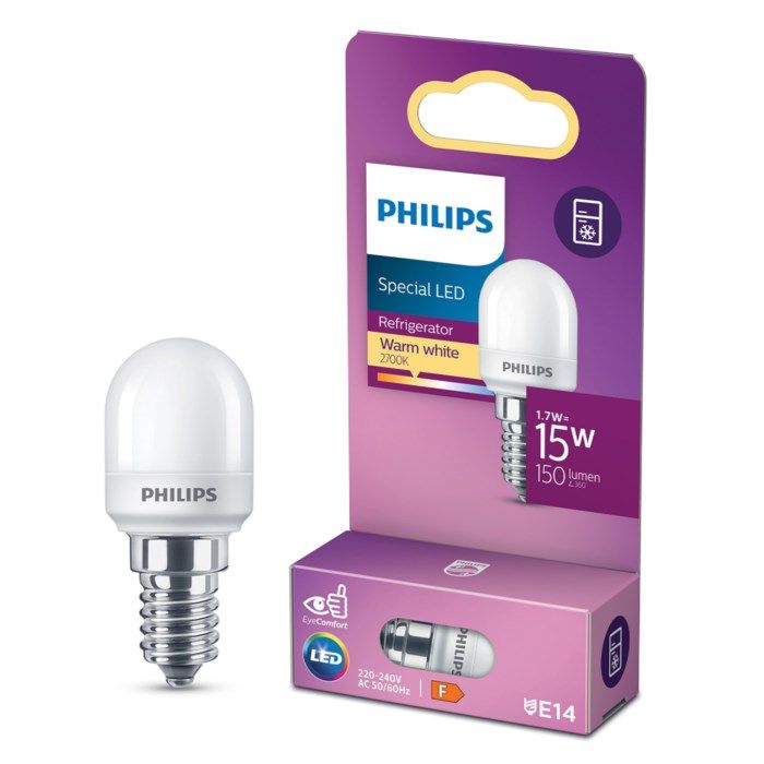 Philips LED-lampa Päron E14 150 lm