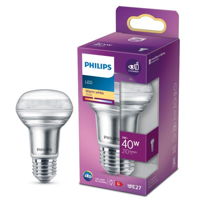 Philips LED-lampa Reflektor E27 255 lm