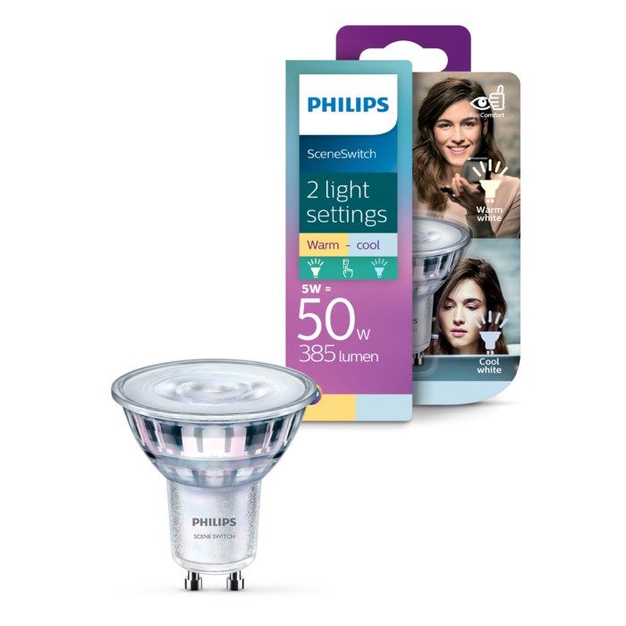 Philips Sceneswitch LED-lampa GU10 385 lm
