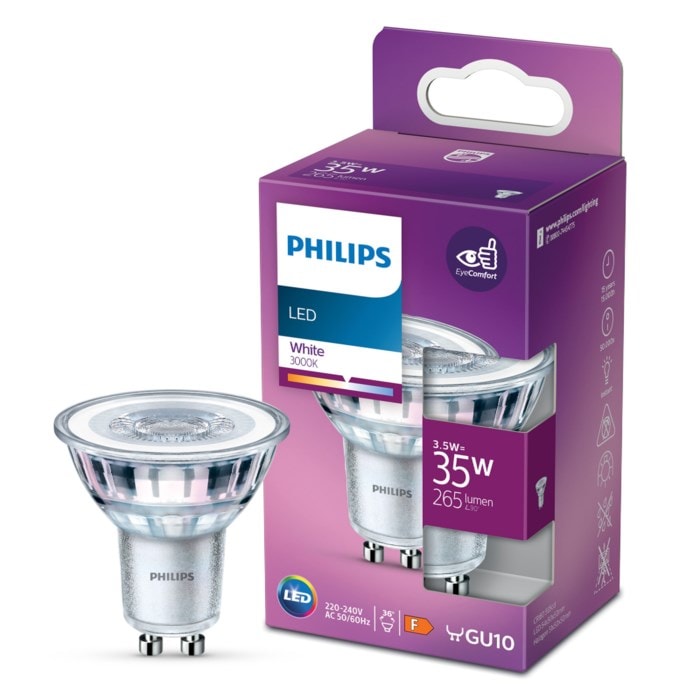 Philips LED-lampa GU10 265 lm