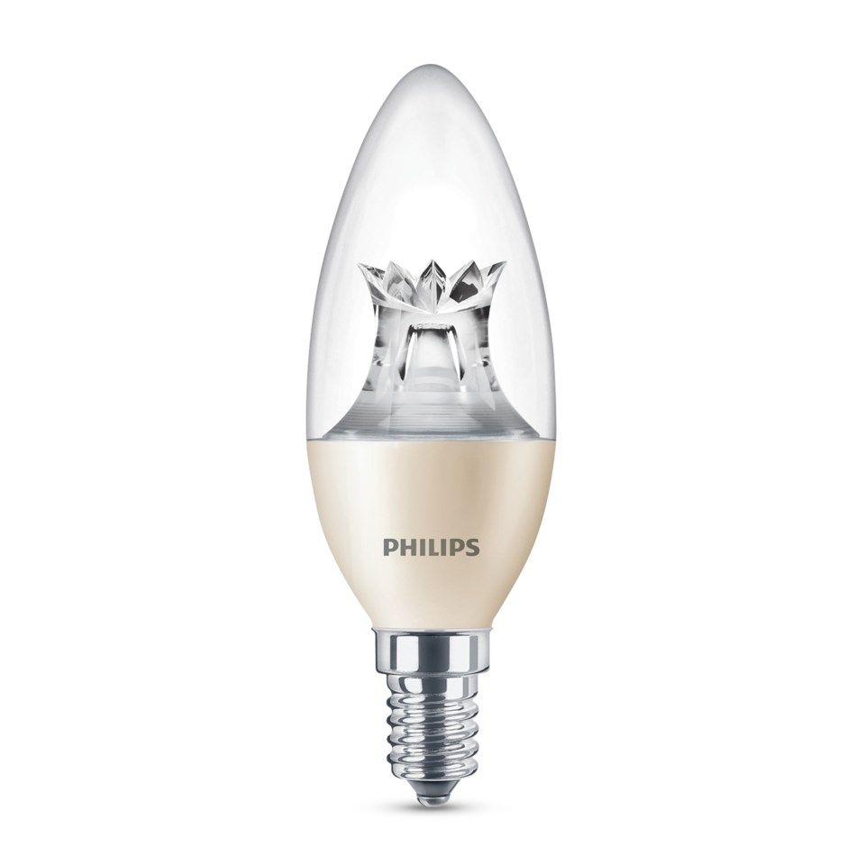 Philips Dimbar LED-pære E14 470 lm